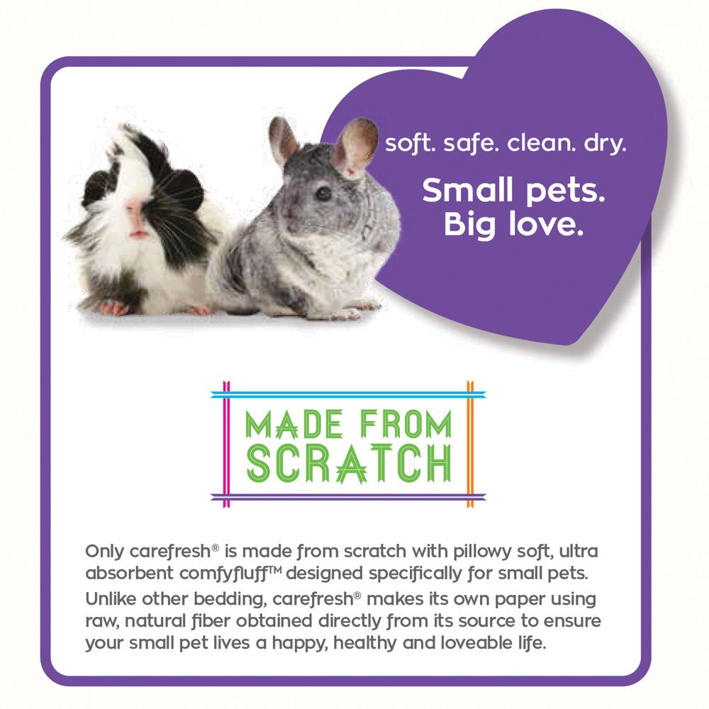 Carefresh Natural Soft Paper Fiber, Small Pet Bedding, Purple, 23L Animals & Pet Supplies > Pet Supplies > Small Animal Supplies > Small Animal Bedding Healthy Pet   