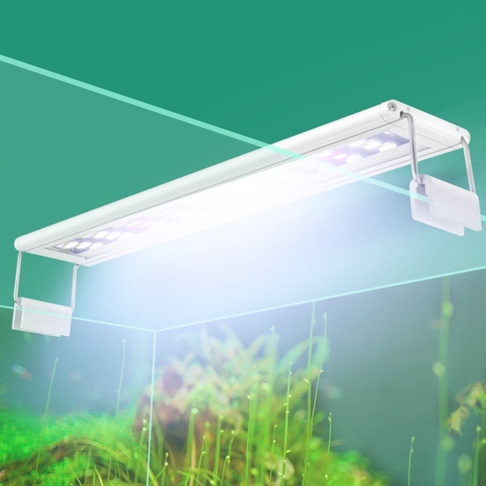 Mybeauty Super Slim LED Aquatic Plants Lamp Support Extensible Aquarium Fish Tank Light Animals & Pet Supplies > Pet Supplies > Fish Supplies > Aquarium Lighting MyBeauty Silver *EU Plug 4  