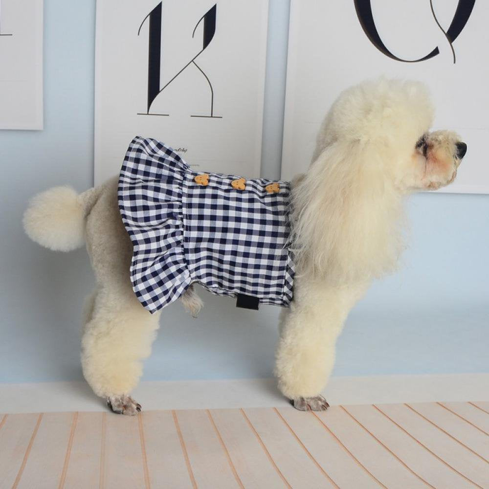 Baywell Pet Dress Shirt Puppy Skirt Cute Dog Dress Pet Summer Clothes Dog Apparel for Small Dogs and Cats XS-L Animals & Pet Supplies > Pet Supplies > Dog Supplies > Dog Apparel Baywell   