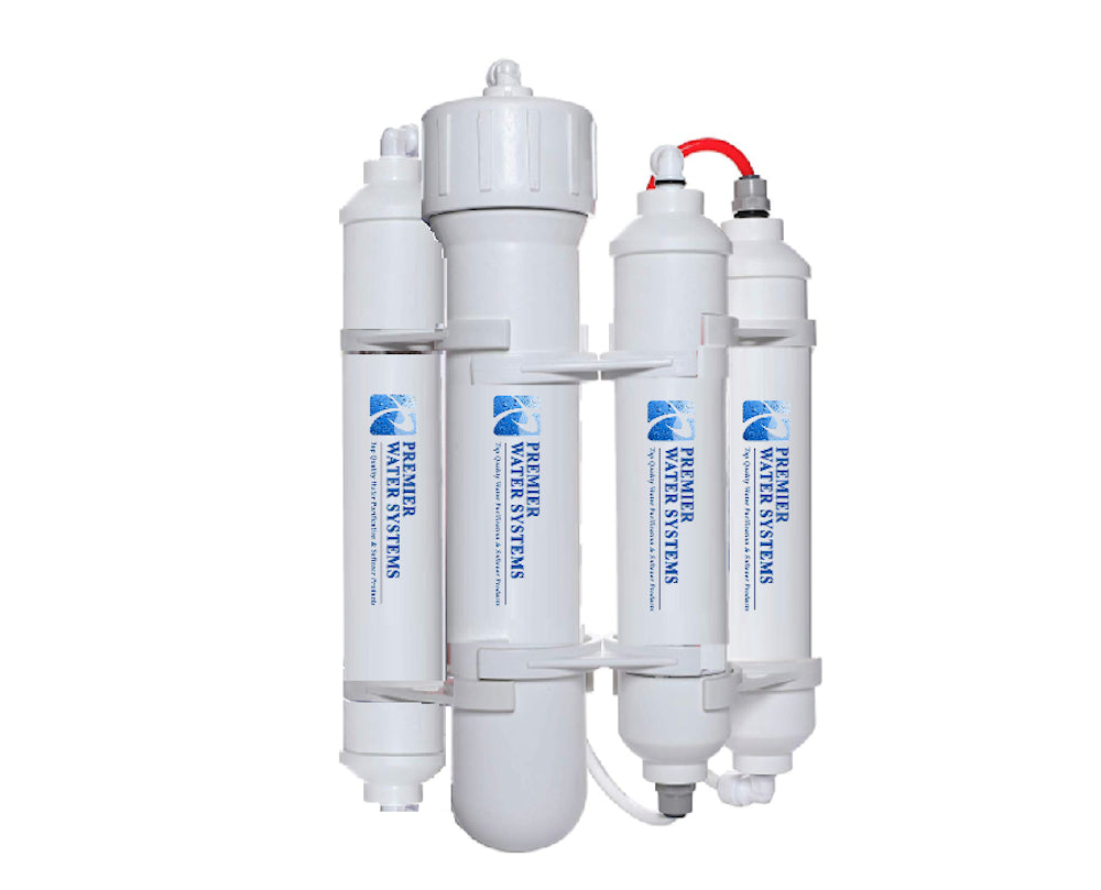 Portable RODI Aquarium Filter Reverse Osmosis Water System 4-Stage Space Saver | 75GPD Animals & Pet Supplies > Pet Supplies > Fish Supplies > Aquarium Filters Premier Water Systems   