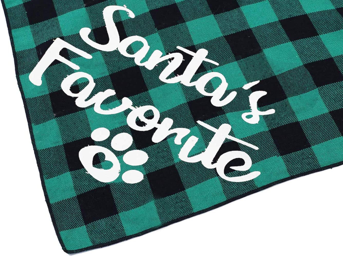 Dog Christmas Scarf 2 Pack, Buffalo Plaid Pet Bandana for Medium Large Dogs Animals & Pet Supplies > Pet Supplies > Dog Supplies > Dog Apparel JPB   