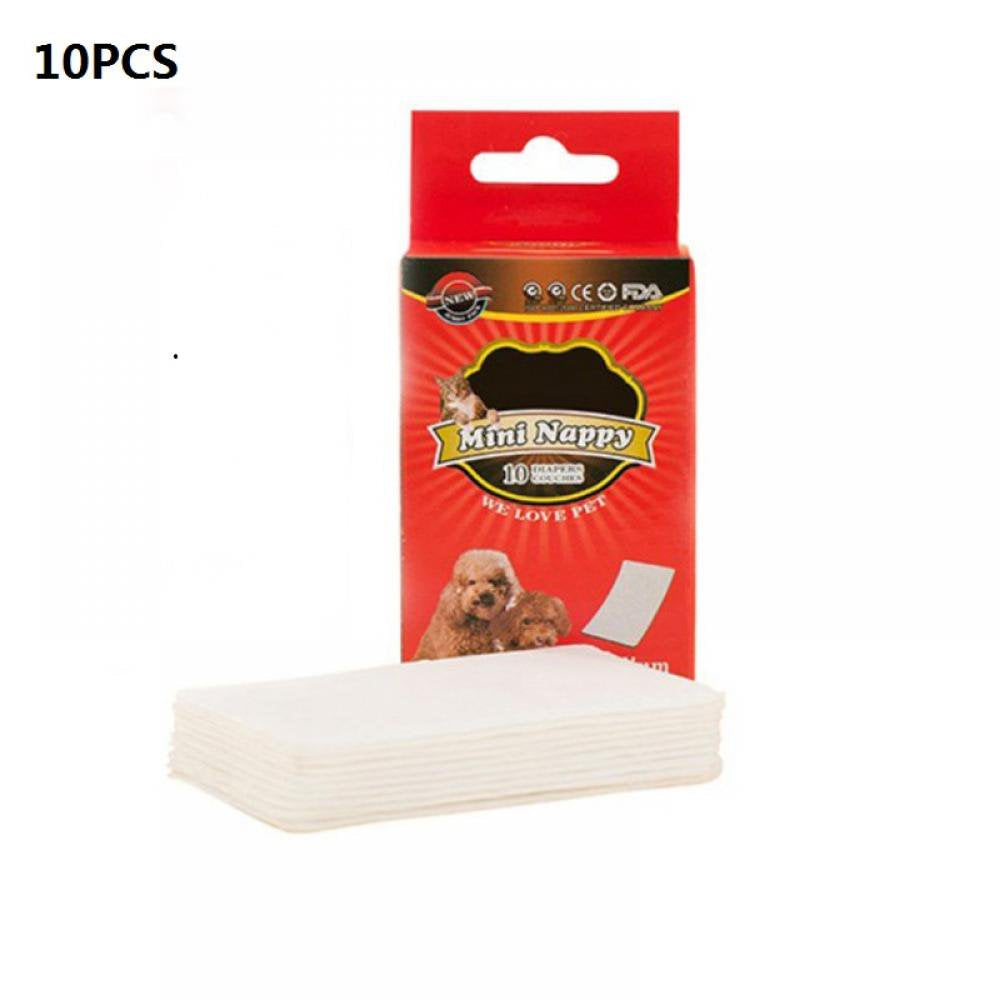 Disposable Changing Pad Liners (10 Pack) Super Soft, Ultra Absorbent & Waterproof - Covers Any Surface for Mess Free Female Dogs Diaper Changes Animals & Pet Supplies > Pet Supplies > Dog Supplies > Dog Diaper Pads & Liners Kernelly   