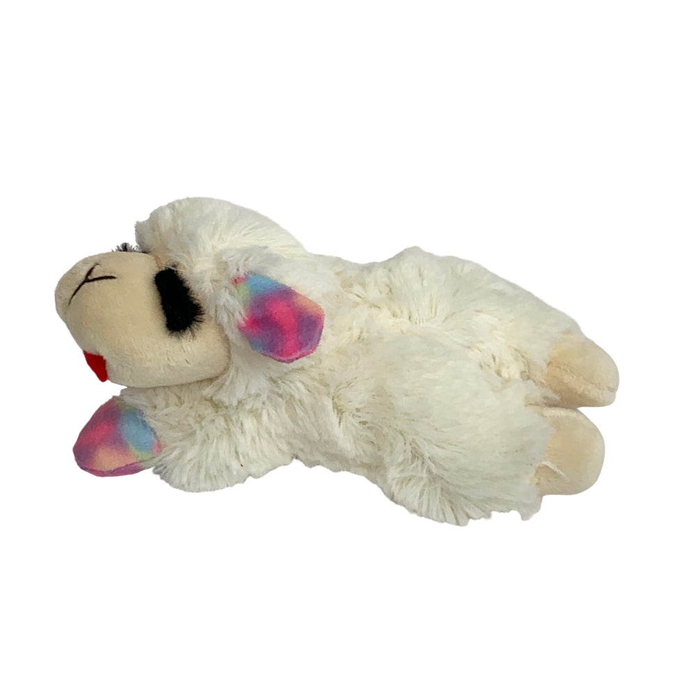 Multipet Lamb Chop Plush Dog Toy, Small, Colors May Vary