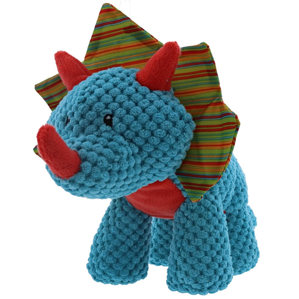 Play 365 Dog Toys Jurassic Printed Pals Diplodocus Red Animals & Pet Supplies > Pet Supplies > Dog Supplies > Dog Toys McCann Pet Group Blue Triceratops  