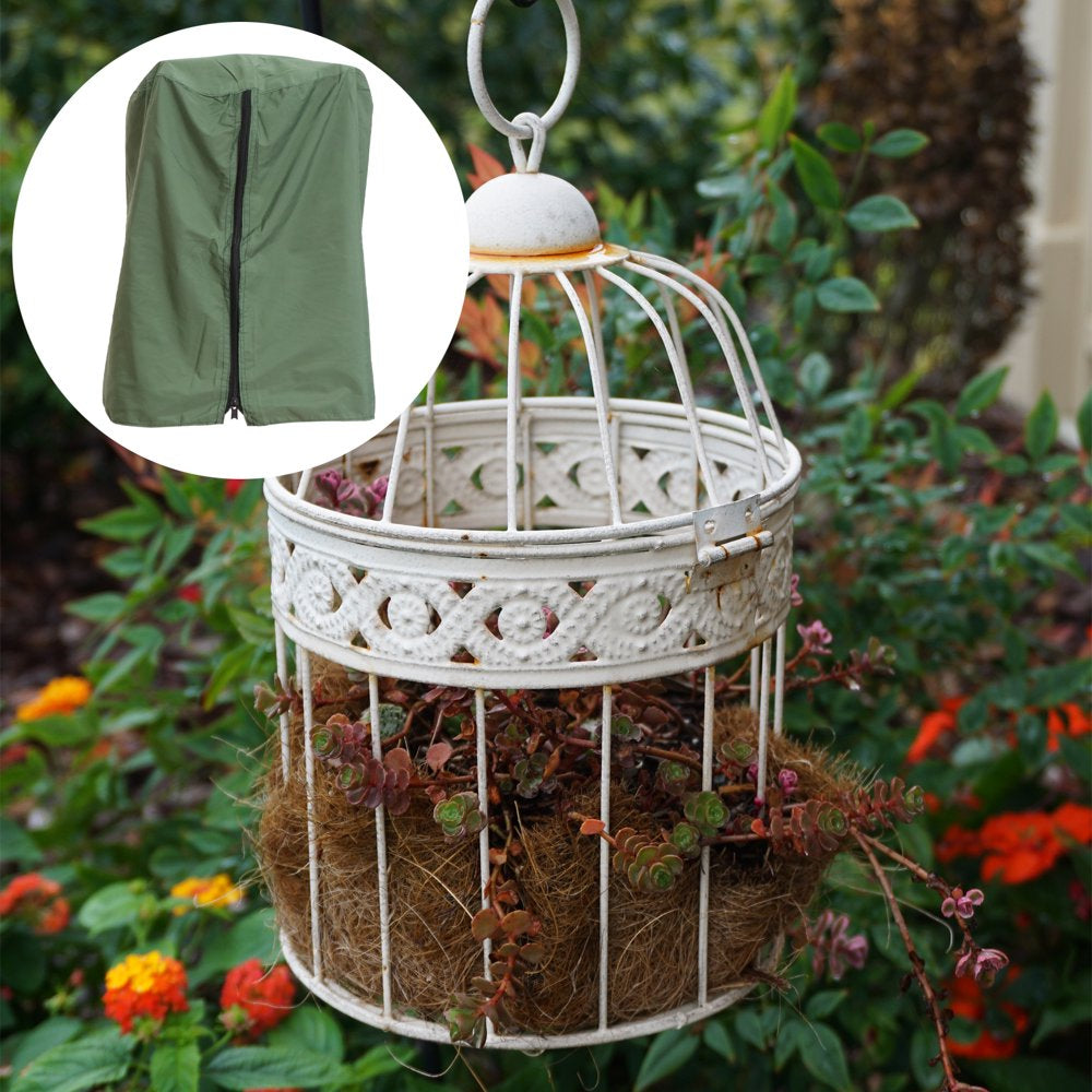 Birdcage Covers Parrot Mesh Cover Cage Bird Nest Cockatiel Bird Cage Canaries Accessory Shading Cloth without Cage (Green) Animals & Pet Supplies > Pet Supplies > Bird Supplies > Bird Cage Accessories FRCOLOR   