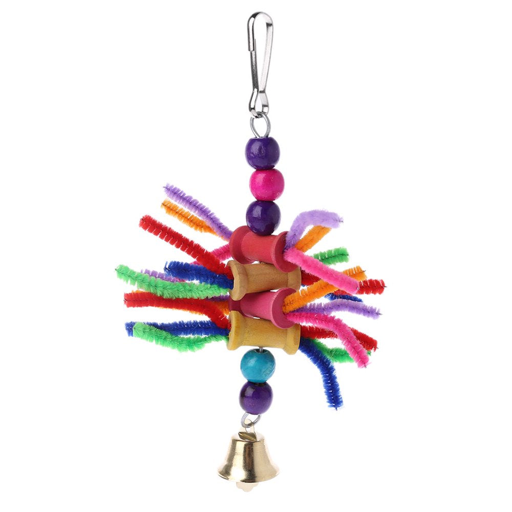 HLGDYJ Parrot Chew Toys Multicolor Bird Parrot Bite String Toys Swing Cage Accessories Animals & Pet Supplies > Pet Supplies > Bird Supplies > Bird Cage Accessories HLGDYJ   