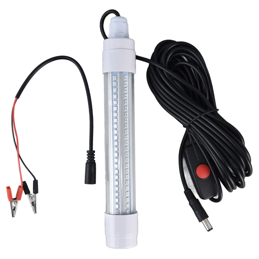 Submersible Fishing Light, 16W IP68 Protection LED Fish Lure Light 144 Leds for Aquarium White Light Animals & Pet Supplies > Pet Supplies > Fish Supplies > Aquarium Lighting OTVIAP   