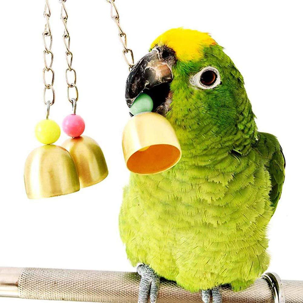 JINGPENG 7 Pack Pet Parrot Hanging Toy Chewing Bite Rattan Balls Grass Swing Bell Bird Parakeet Cage Accessories Pet Supplies Animals & Pet Supplies > Pet Supplies > Bird Supplies > Bird Cage Accessories JINGPENG   