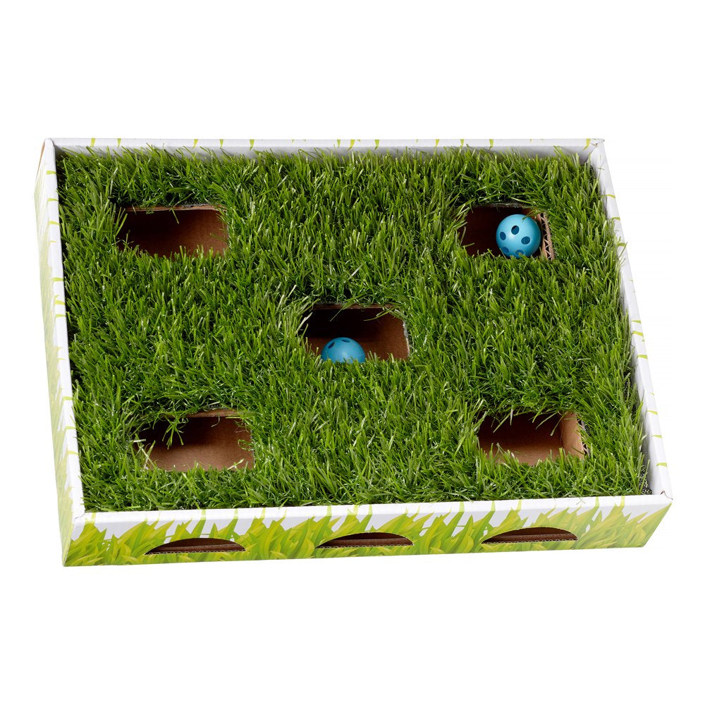 Petstages Grass Patch Hunting Box Interactive Cat Toy, Green, One-Size Animals & Pet Supplies > Pet Supplies > Cat Supplies > Cat Toys Outward Hound Holdings   