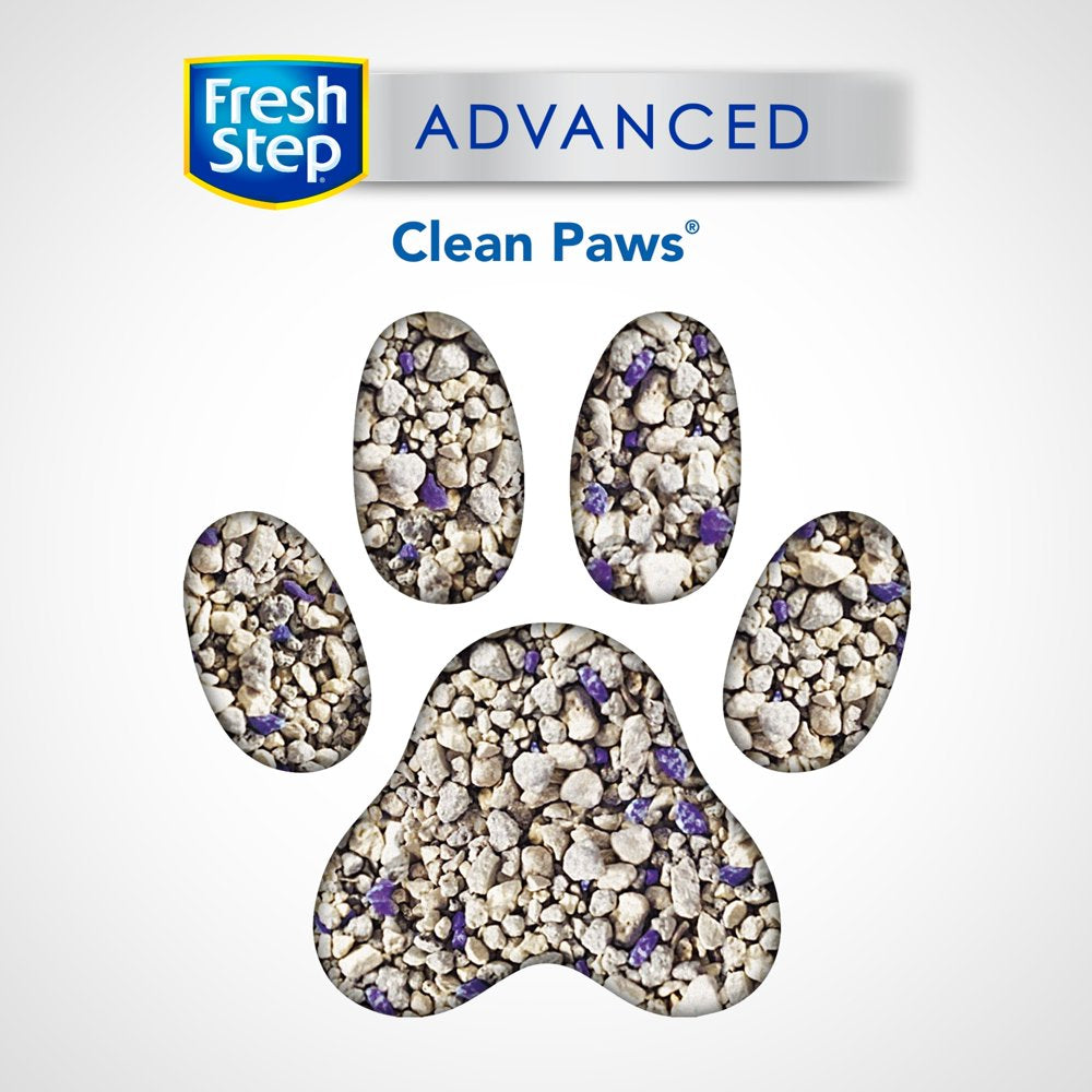 Fresh Step Advanced Clean Paws Clumping Cat Litter, Low Tracking, Odor Control, 18.5 Lb Animals & Pet Supplies > Pet Supplies > Cat Supplies > Cat Litter The Clorox Company   