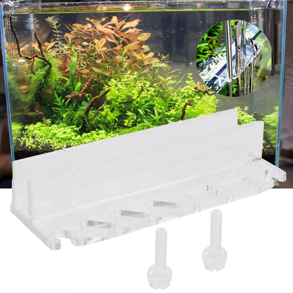 LYUMO Acrylic Fish Tank Water Plants Organizer Storage Bracket