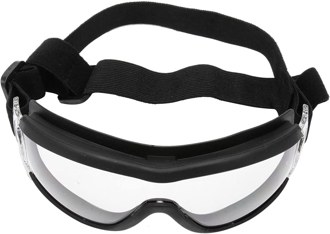 TEHAUX Dog Goggles Dog Sunglasses Snowproof Windproof Dog Glasses Pet Goggles Dog Eye Protection Goggles with Adjustable Strap Sunglasses for Medium Large Dogs (Transparent) Animals & Pet Supplies > Pet Supplies > Dog Supplies > Dog Apparel TEHAUX Transparent  