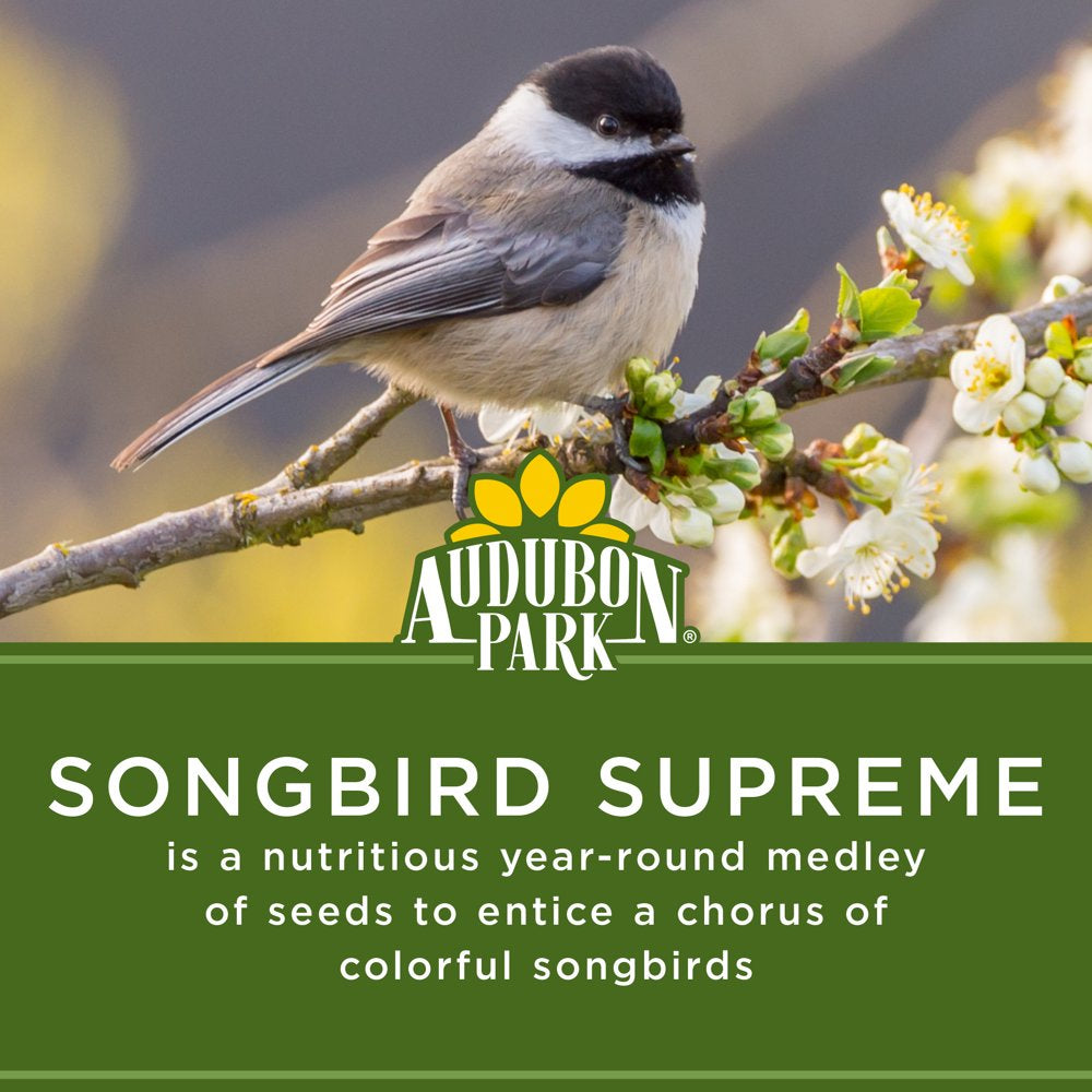 Audubon Park Songbird Supreme Wild Bird Food, 15 Lbs. Animals & Pet Supplies > Pet Supplies > Bird Supplies > Bird Food Global Harvest Foods Ltd.   