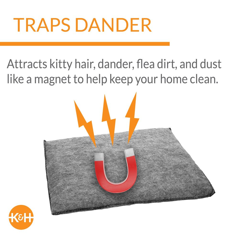 K&H Mat Pet Cat Bed, Grey Animals & Pet Supplies > Pet Supplies > Cat Supplies > Cat Beds K&H Pet Products   