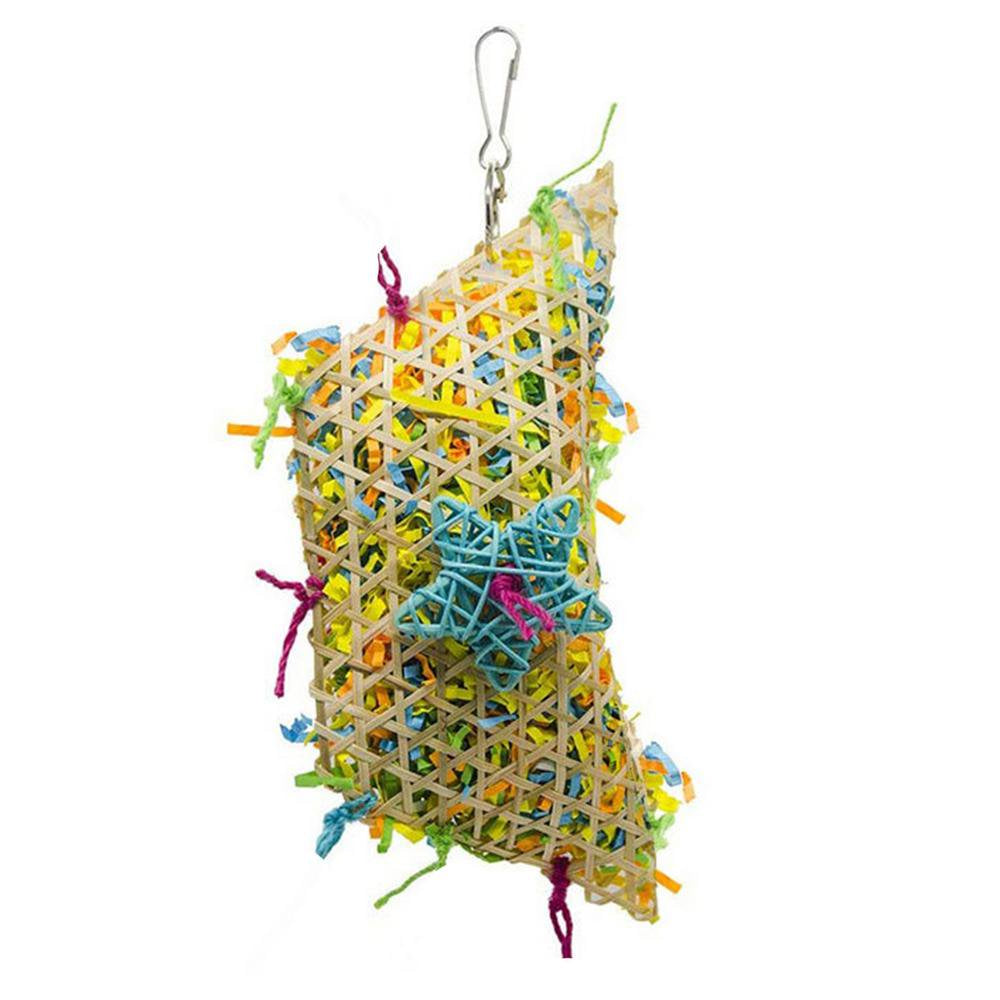 Fovolat Bird Chewing Toys Bird Shredding Toys Parrot Cage Shredder Toy Bird Shredding Toys Relieves Boredom Bird Chew Toys Enhance Mood Parrot Cage Shredder Accessories for Cockatiel Astonishing Animals & Pet Supplies > Pet Supplies > Bird Supplies > Bird Cage Accessories Fovolat   