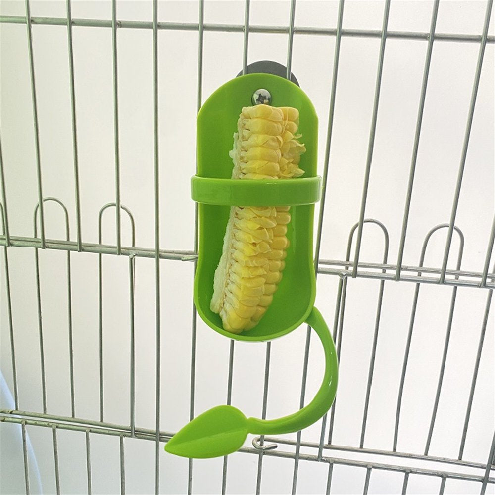 BOOYOU Parrot Food Feeder Cuttlefish Bone Holder Parrot Feeding Supplies Plastic Bird Cage Stand Perch for Cockatiel Conure Animals & Pet Supplies > Pet Supplies > Bird Supplies > Bird Cages & Stands BOOYOU   