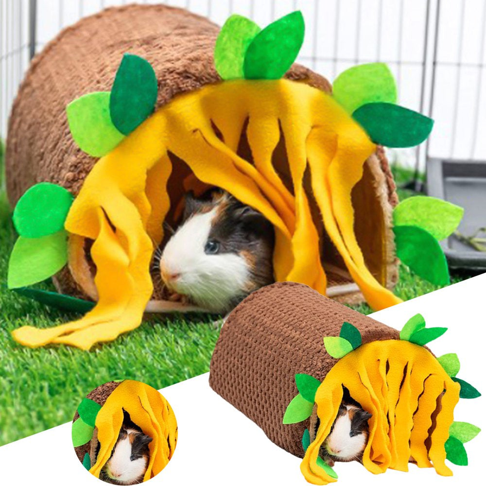 Pet Enjoy Tunnel Bed House-Hamster Hideout Tube Cage Small Animals Warm Plush Nest Habitats for Guinea-Pig Hamster Rat Mice Parrot Chinchilla Flying Squirrel Small Animal Playing Sleeping Resting Animals & Pet Supplies > Pet Supplies > Small Animal Supplies > Small Animal Habitats & Cages Pet Enjoy   