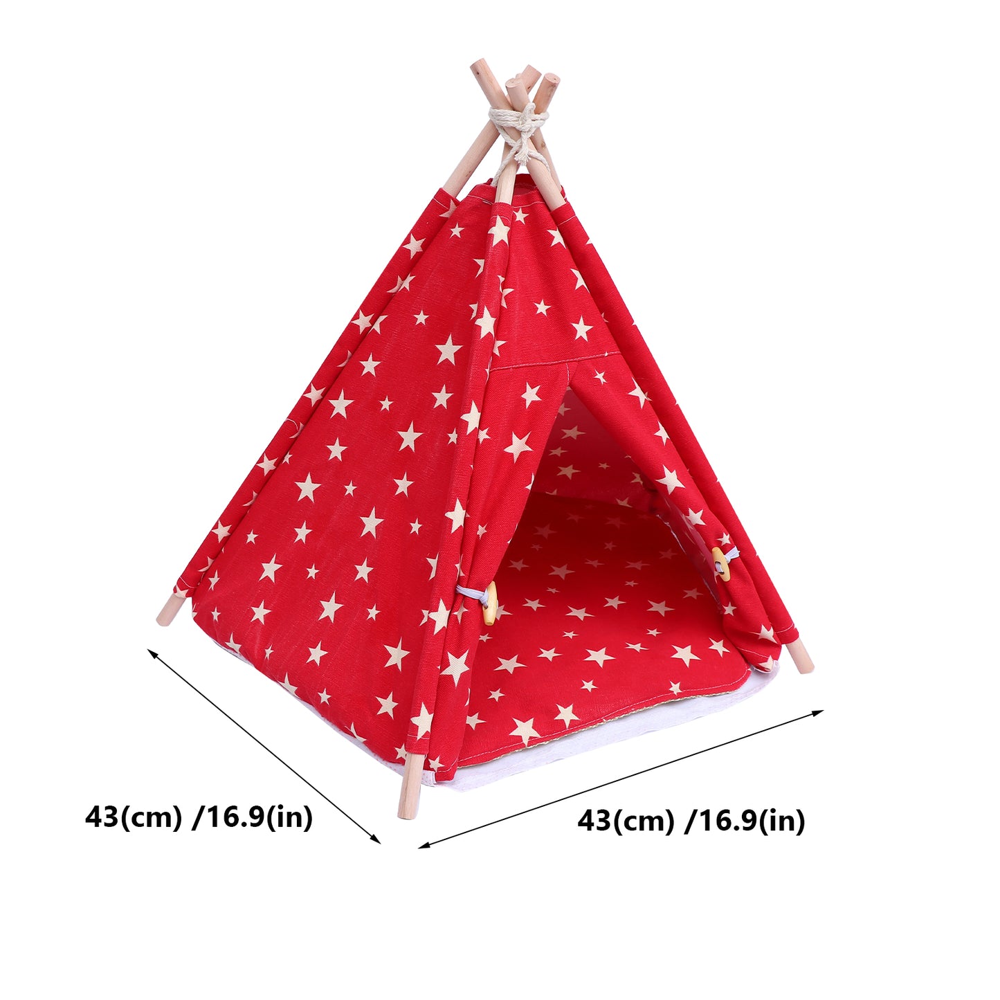 NUOLUX 1Pc Pet Teepee Dog Kennel Pet Tent Pet Supplies Cat Bed House Home Decor Animals & Pet Supplies > Pet Supplies > Dog Supplies > Dog Houses NUOLUX   