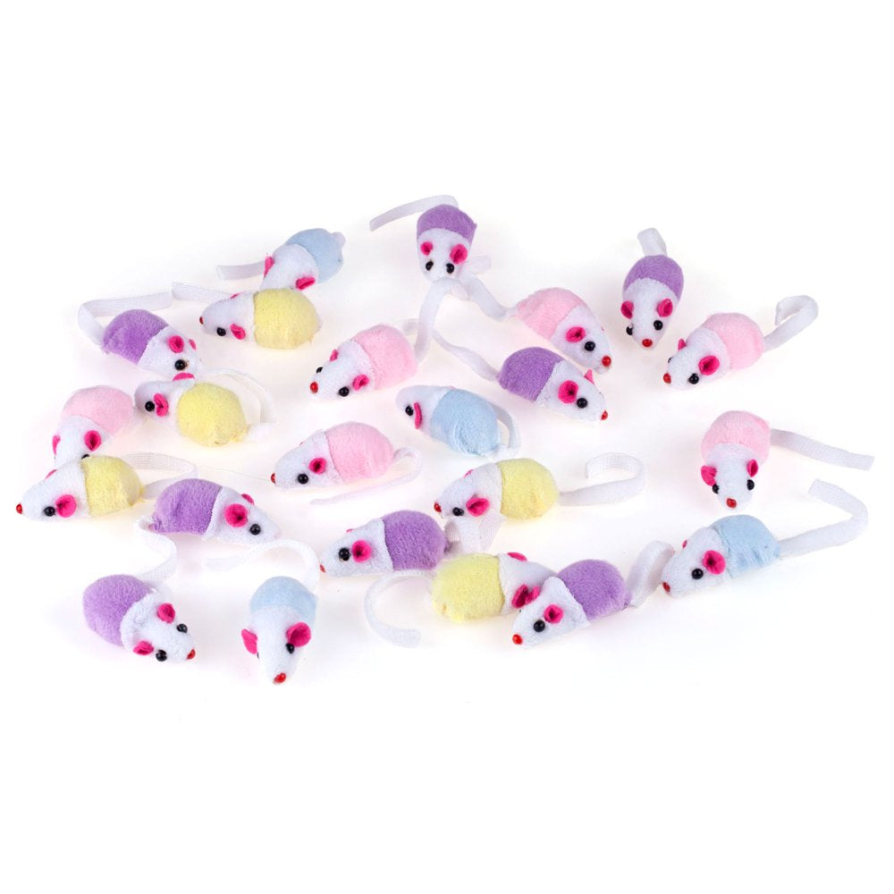 Chiwava 36 Pack 1.8" Small Interactive Cat Toys Mice with Catnip Rattle Sound Mouse for Indoor Cats Kitten Play Animals & Pet Supplies > Pet Supplies > Cat Supplies > Cat Toys Wonpet Co., Ltd   