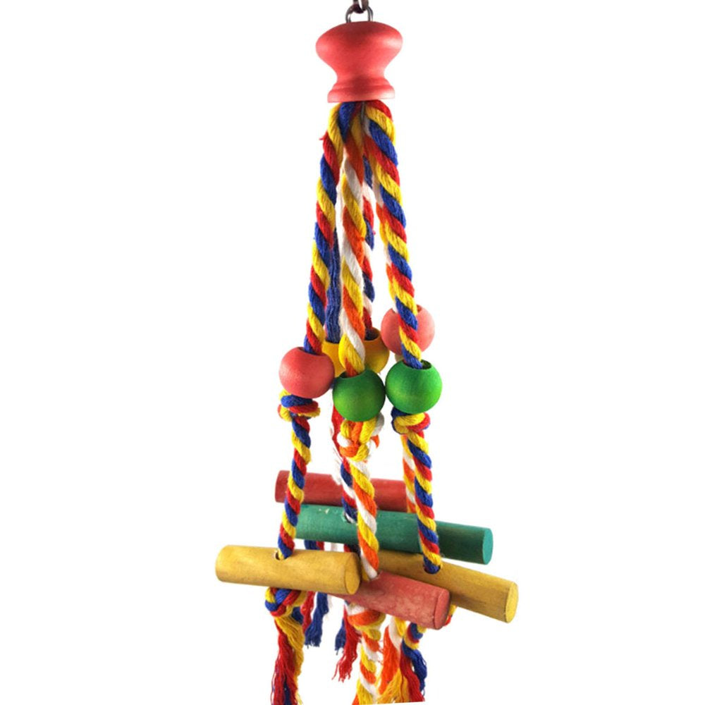 Bird Parrot Toys, Cage Accessories Hanging Chewing.Large Medium Bird Cage Parakeets, Cockatiels, Lovebirds, Conures, Parrots, Finch Animals & Pet Supplies > Pet Supplies > Bird Supplies > Bird Cage Accessories perfk   