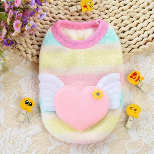 Clearance!!Autumn Winter Cartoon Pet Puppy Cat Coats Jacket Warm Soft Fleece Dog Clothes for Small Dog Chihuahua Clothing Coat Apparel a XXXS Animals & Pet Supplies > Pet Supplies > Dog Supplies > Dog Apparel Peyan XXXS A 