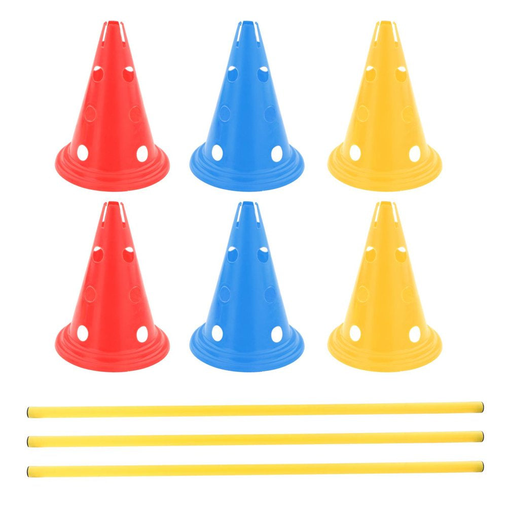 Hurdle Cones Course Obedience Jump Hoop Pole Equipment Agility Slalom Training Multifunctional Dogs Jump Obstacle for Exercise Jump Training Animals & Pet Supplies > Pet Supplies > Dog Supplies > Dog Treadmills perfeclan   