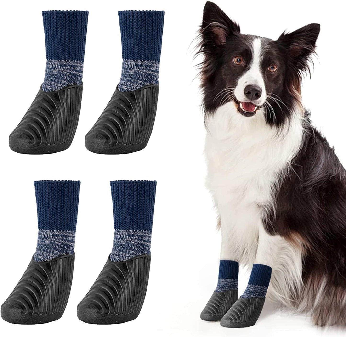 Dog Socks for Hardwood Floors to Prevent Licking,Dog Boots Paw