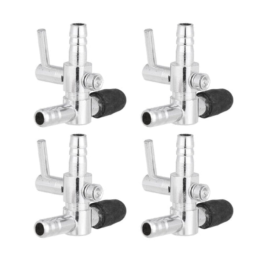 4PCS One Way Aquarium Joint Splitter Fish Tank Oxygen Pump with Switch (Silver) Animals & Pet Supplies > Pet Supplies > Fish Supplies > Aquarium & Pond Tubing FRCOLOR   