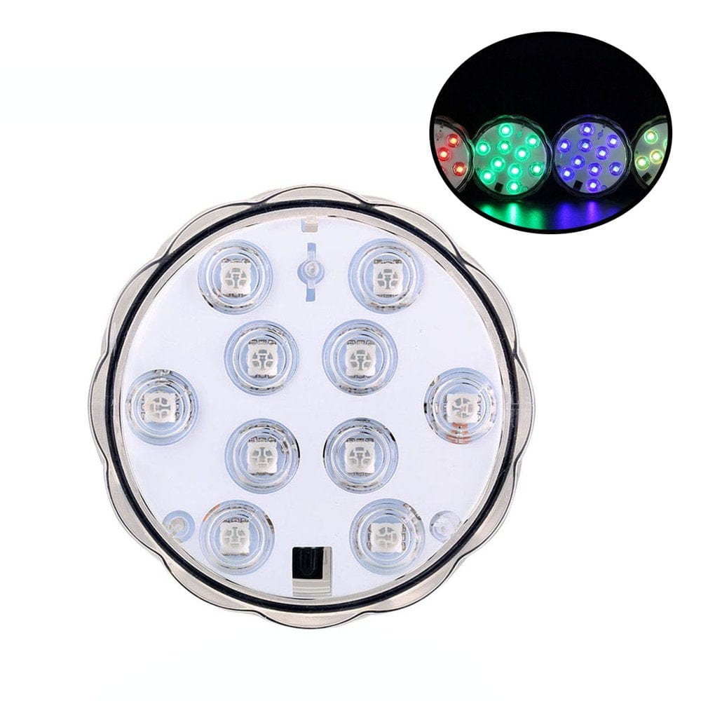 4Pcs RGB Submersible LED Lights Waterproof Battery-Operated Underwater LED Lights Wedding Party Vase Base Light Floral Light for Aquarium Wedding Halloween Christmas with - 24 Keys (White) Animals & Pet Supplies > Pet Supplies > Fish Supplies > Aquarium Lighting YXLX   