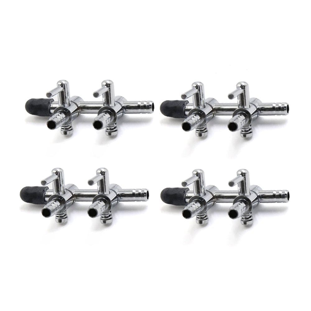 4Pcs Stainless Steel 2 Way Air Flow Splitter Pump Lever Valve for Aquarium Animals & Pet Supplies > Pet Supplies > Fish Supplies > Aquarium & Pond Tubing Unique Bargains   