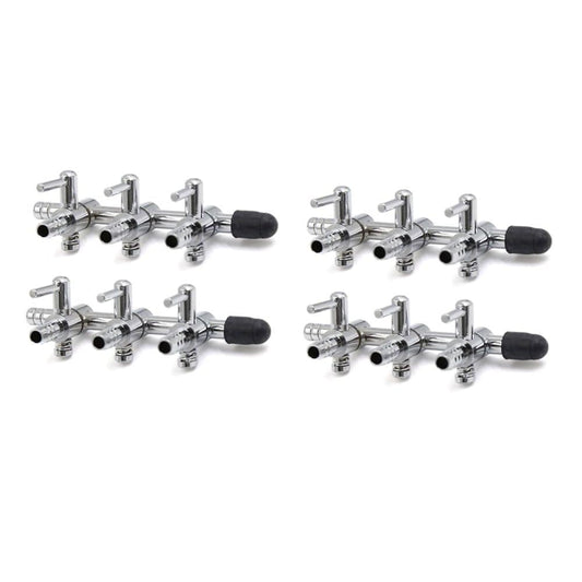 4Pcs Stainless Steel 3 Way Air Flow Splitter Pump Lever Valve for Aquarium Animals & Pet Supplies > Pet Supplies > Fish Supplies > Aquarium & Pond Tubing Unique-Bargains   