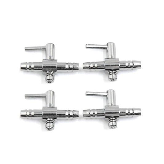 4Pcs Stainless Steel Air Flow Splitter Pump Lever Valve for Aquarium Fish Tank Animals & Pet Supplies > Pet Supplies > Fish Supplies > Aquarium & Pond Tubing Unique Bargains   