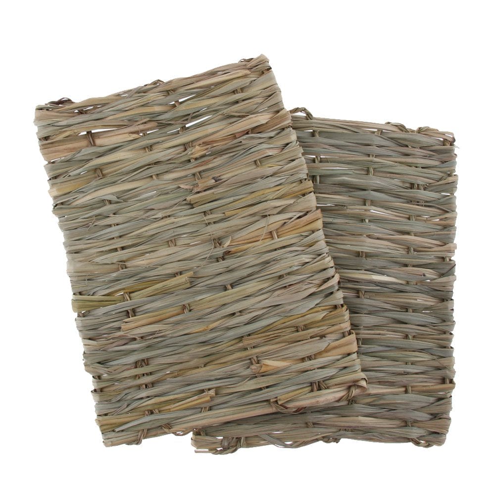 4X Small Animals Handmade Woven Straw Grass Nest Mat Pet Bedding Chew Toy Animals & Pet Supplies > Pet Supplies > Small Animal Supplies > Small Animal Bedding Baoblaze   