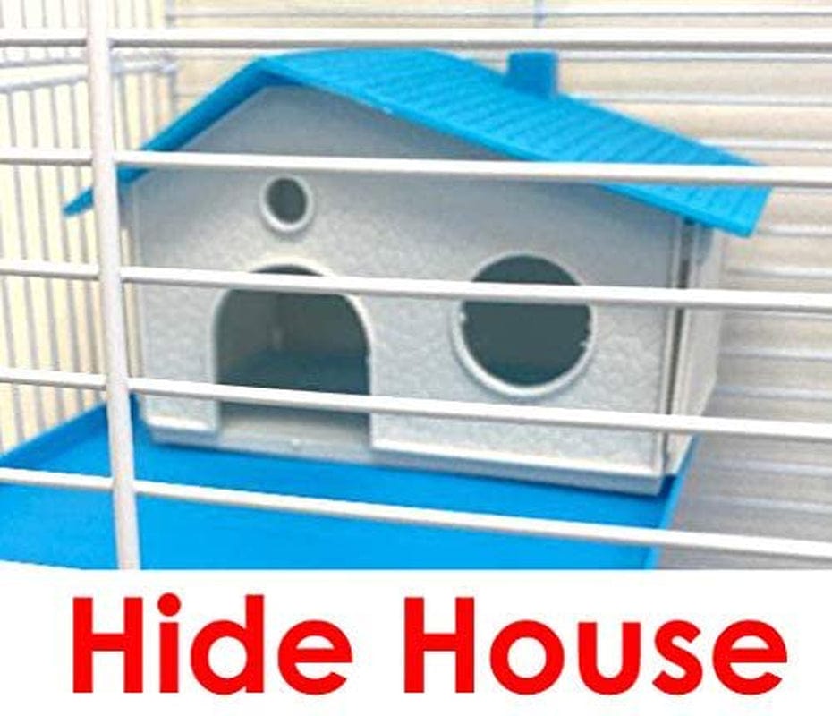 5-Multi Levels LARGE Hamster Cage Small Animal Gerbil Mouse Habitats Rat Home with Complete Set of Running Wheel, Water Bottle, Food Dishes & Interior Platforms and Ladder Animals & Pet Supplies > Pet Supplies > Small Animal Supplies > Small Animal Habitats & Cages Mcage   