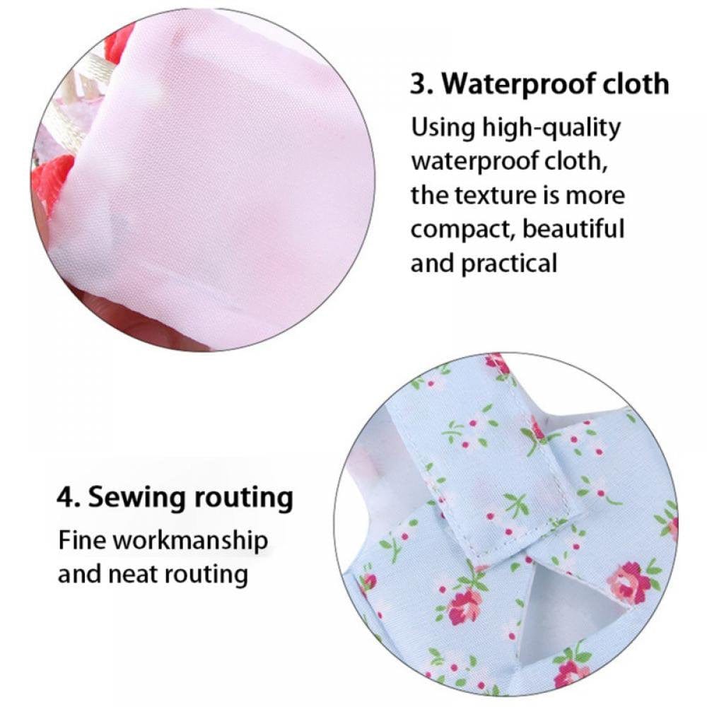 5 Pack Bird Diaper, Soft Birds Flight Suits with Leash Hole, Washable & Reusable Parrots Nappies with Bowtie Decor, Breathable Pet Pee Pads for Budgie Parakeet, Cockatoos(2 Sizes) Animals & Pet Supplies > Pet Supplies > Dog Supplies > Dog Diaper Pads & Liners TUOWEI   