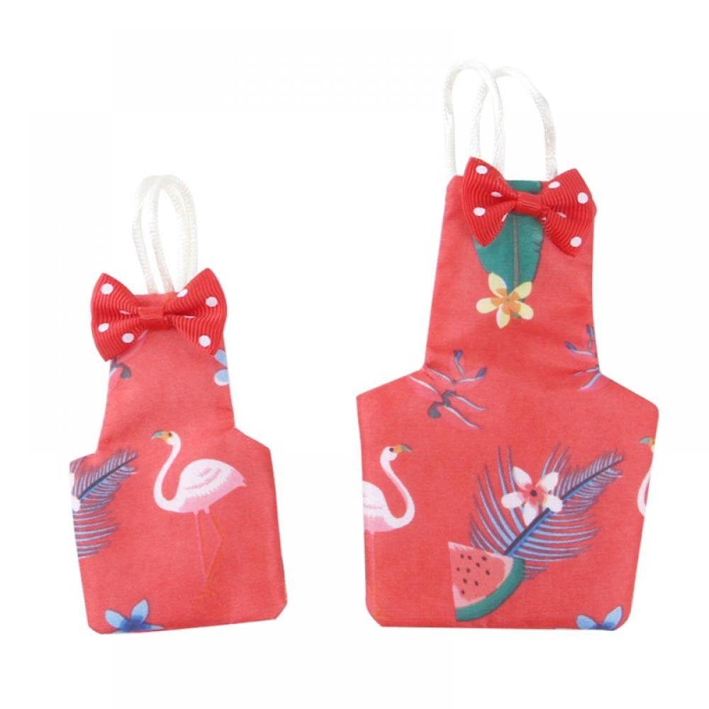 5 Pack Bird Diaper, Soft Birds Flight Suits with Leash Hole, Washable & Reusable Parrots Nappies with Bowtie Decor, Breathable Pet Pee Pads for Budgie Parakeet, Cockatoos(2 Sizes) Animals & Pet Supplies > Pet Supplies > Dog Supplies > Dog Diaper Pads & Liners TUOWEI   