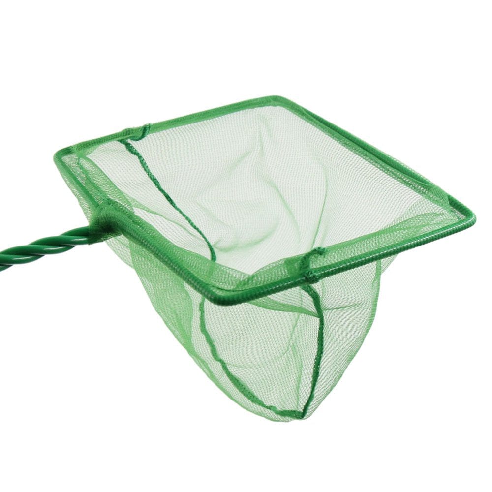 5" Wide Green Plastic Coated Handle Fish Shrimp Landing Net for Aquarium Tank Animals & Pet Supplies > Pet Supplies > Fish Supplies > Aquarium Fish Nets Unique-Bargains   