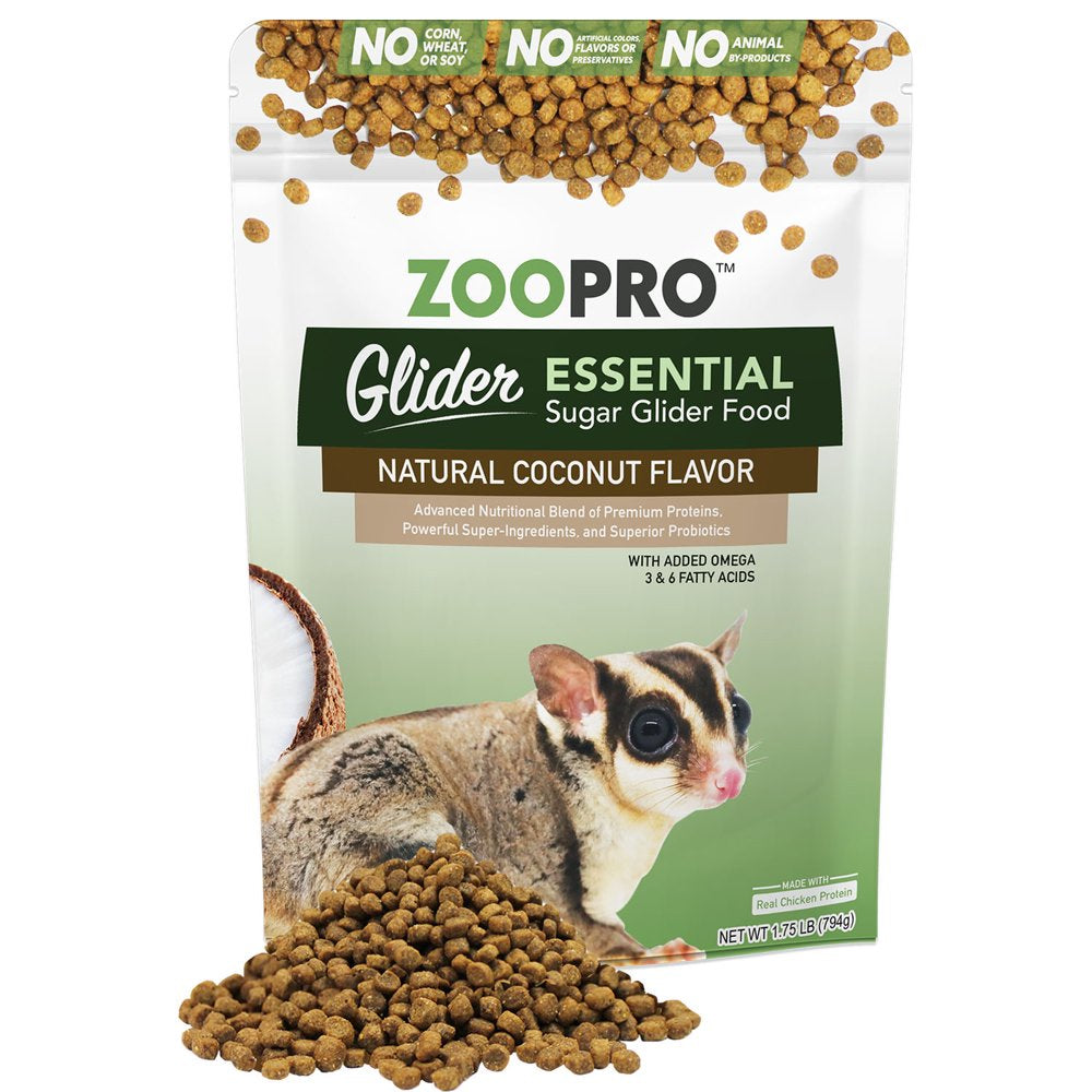 Exotic Nutrition Glider Essential Deluxe Food Starter Package - Zoopro Glider Essential, Zoopro Garden Fresh Re-Hydrate, Instant-Hpw Insect & Fruit Recipe Animals & Pet Supplies > Pet Supplies > Small Animal Supplies > Small Animal Food Exotic Nutrition   