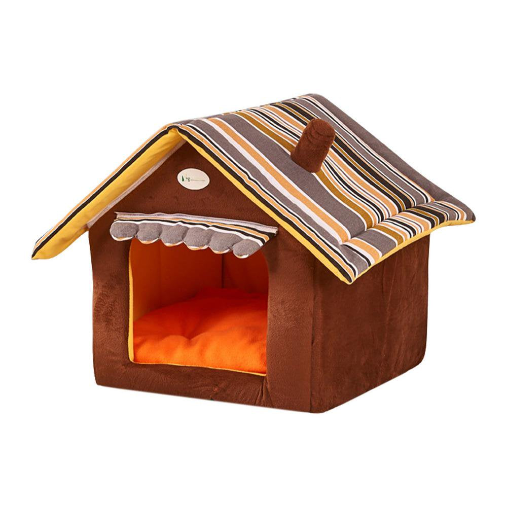 IMSHIE Dog House, Sun-Proof Rain-Proof Pet Houses, Fashionable and Practical Cat Sleeping House, Removable Enclosed Semi-Closed Dog Kennel, for 4 Seasons Fine Animals & Pet Supplies > Pet Supplies > Dog Supplies > Dog Houses IMSHIE M  