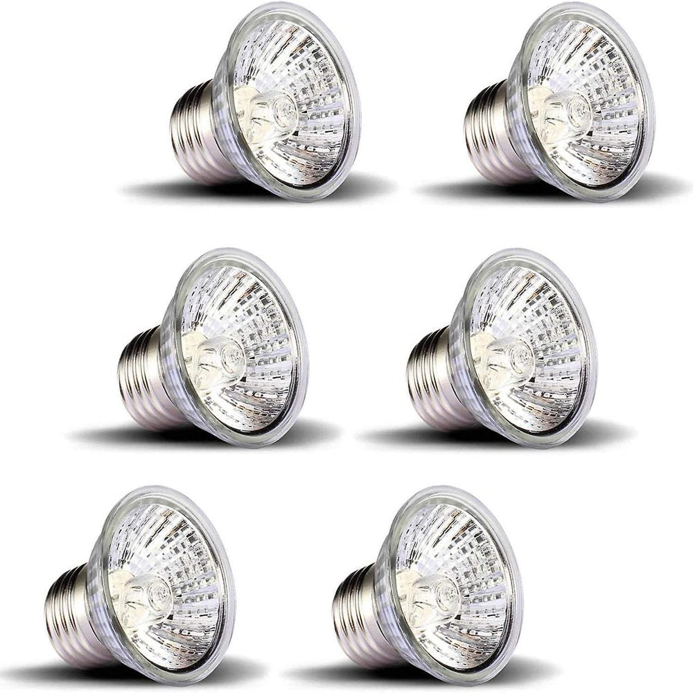 Ninebecj 6 Pack 75W Uva+Uvb Full Spectrum Solar Lamp Sunbathing/Bulb/Light for Bearded Lizard Dragon Chameleon Snake Turtle Aquarium Reptiles & Amphibian Animals & Pet Supplies > Pet Supplies > Reptile & Amphibian Supplies > Reptile & Amphibian Food Ninebe   