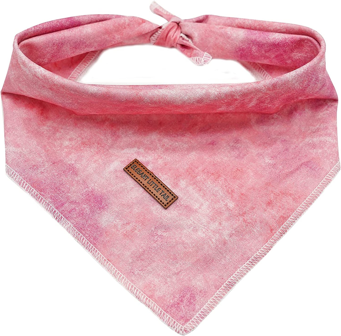 Elegant Little Tail Valentine Dog Bandana, Pet Dog Bibs Scarf, Soft Adjustable Square Dog Kerchief for Small Dogs Animals & Pet Supplies > Pet Supplies > Dog Supplies > Dog Apparel Elegant little tail Pink Small (Pack of 1) 