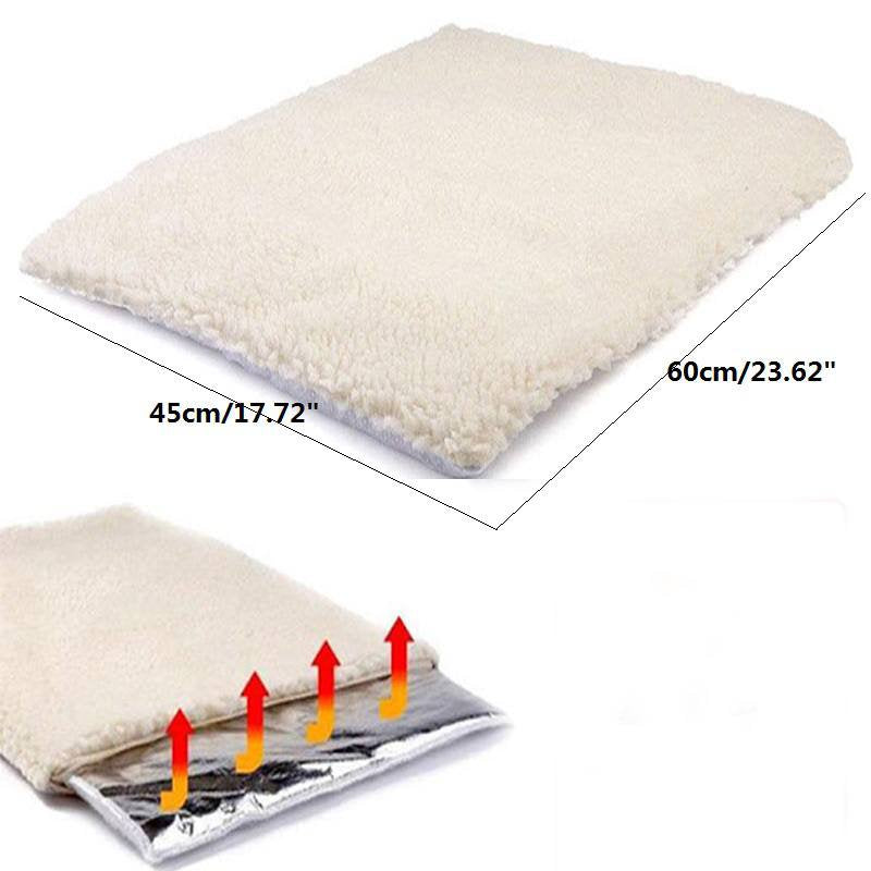 Puppy Dog Bed Mat Self Heating Winter Durable Soft Warm Cat Pet Rug Thermal Pad Animals & Pet Supplies > Pet Supplies > Cat Supplies > Cat Beds Esho   