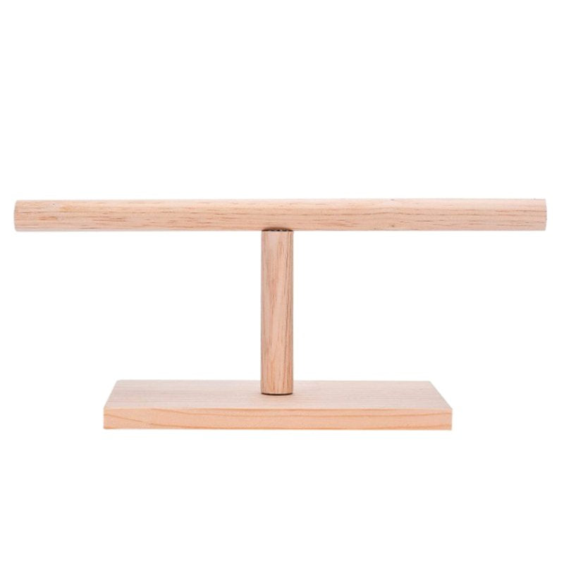 Chicken Wooden Stand Natural Wood Table Perch with Base Training Bar Paw Grinding Toy for Large Birds Cage Accessories Animals & Pet Supplies > Pet Supplies > Bird Supplies > Bird Cage Accessories UAOUIRA   