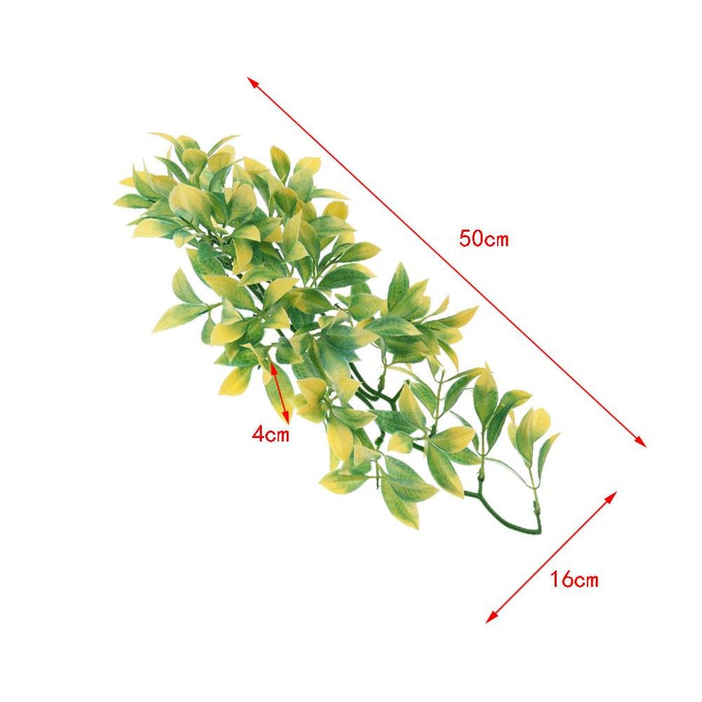 50Cm/1.64Ft Animal Vine - Twistable, Bendable - Creates Natural-Looking Habitat for Reptile and Amphibians- & Climbing Toy & Hiding L