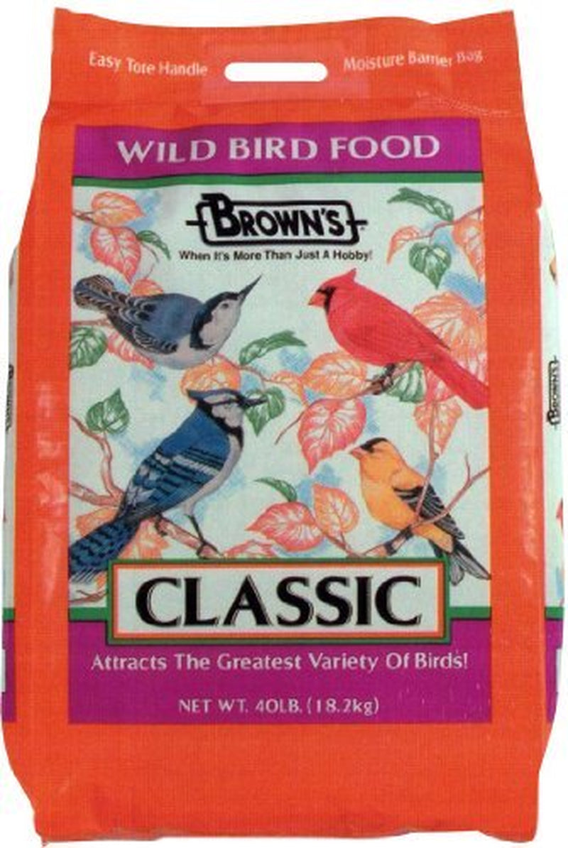 Brown'S Classic Value Blend Select Bird Food, 40 Lb Animals & Pet Supplies > Pet Supplies > Bird Supplies > Bird Food F.M. BROWN'S SONS, INC.   