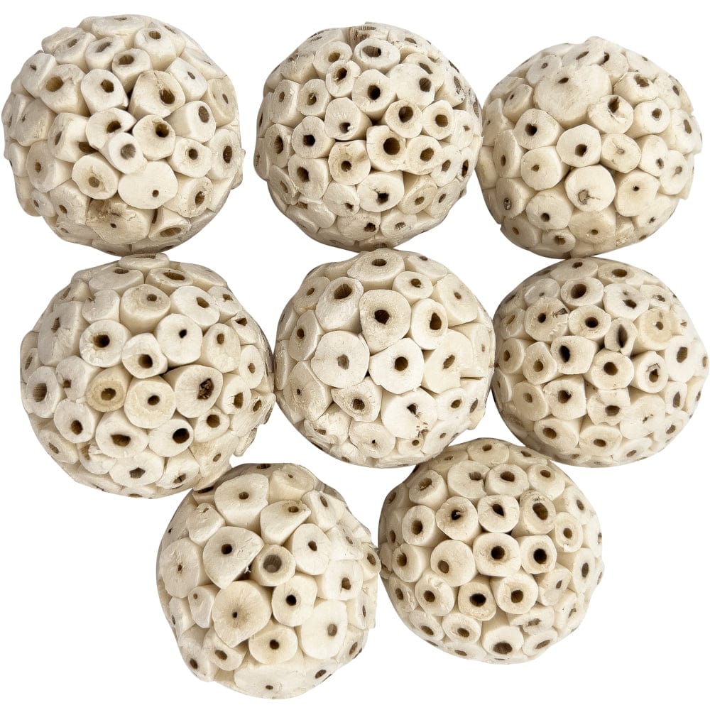 5109 Pk3 Mega 4 Inch Sola Ball M&M Bird Toys - Three Huge Natural Shredding Foraging Bird Toys Animals & Pet Supplies > Pet Supplies > Bird Supplies > Bird Toys M&M Bird Toys 2.4 inch Ball 8 