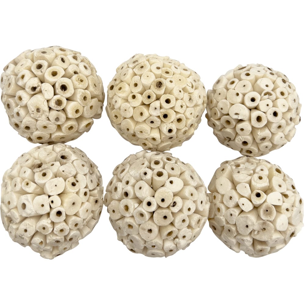 5109 Pk3 Mega 4 Inch Sola Ball M&M Bird Toys - Three Huge Natural Shredding Foraging Bird Toys Animals & Pet Supplies > Pet Supplies > Bird Supplies > Bird Toys M&M Bird Toys 3.2 inch Ball 6 