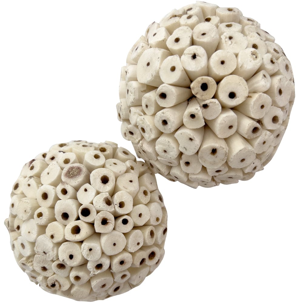 5109 Pk3 Mega 4 Inch Sola Ball M&M Bird Toys - Three Huge Natural Shredding Foraging Bird Toys Animals & Pet Supplies > Pet Supplies > Bird Supplies > Bird Toys M&M Bird Toys 4 inch Ball 2 