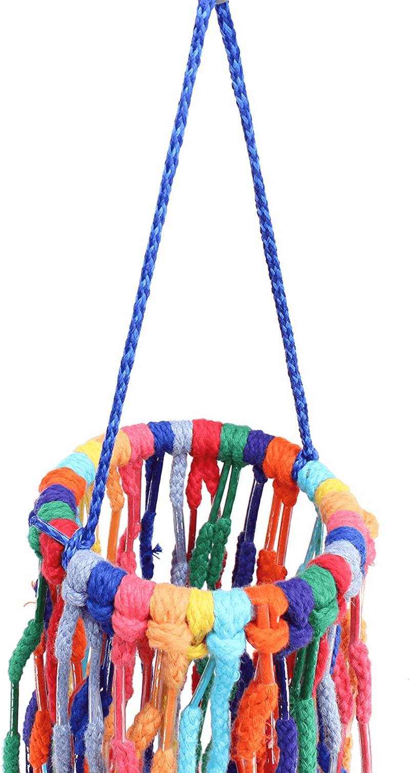 51213 Large Aglet Heaven Bonka Bird Toys Cotton Colorful Parrot Quaker Macaw African Grey Cockatoo Animals & Pet Supplies > Pet Supplies > Bird Supplies > Bird Toys Bonka Bird Toys   