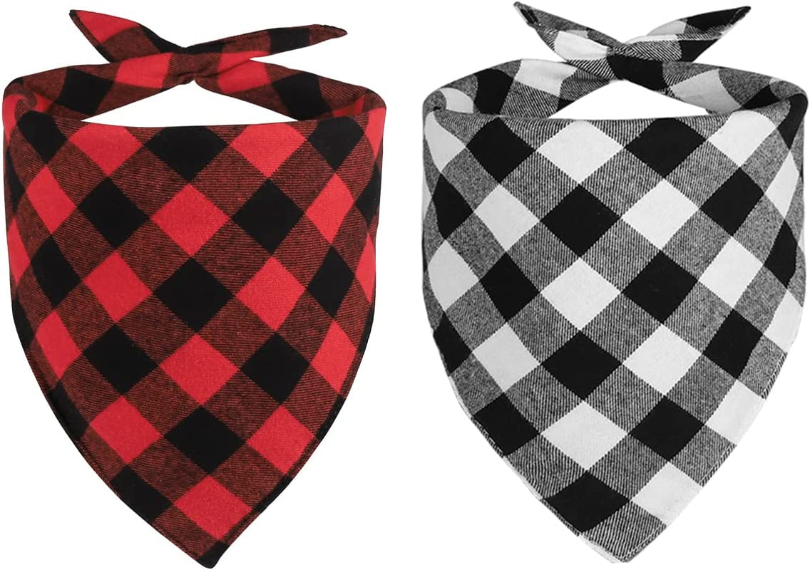 Kytely 4 Pack Dog Bandanas Birthday Dog Bandana Boy Girl Pet Scarf/Scarves Birthday Gift Accessories for Small Medium Large Dogs Cats Pet Animals & Pet Supplies > Pet Supplies > Dog Supplies > Dog Apparel Kytley Red+White X-Large 